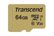 Muistikortti - Transcend 500S microSDXC UHS-3 - 64GB - TS64GUSD500S