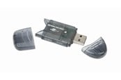 Muistikortinlukijat - adapterit ja kortinlukijat - Gembird FD2-SD-1 - kortinlukija - USB 2.0 - FD2-SD-1