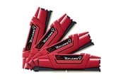 RAM - G.Skill Ripjaws V DDR4-2666 - 32GB - CL19 - Quad Channel (4 pcs) - Intel XMP - Punainen - F4-2666C19Q-32GVR