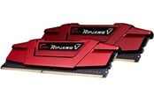 RAM - G.Skill Ripjaws V DDR4-2666 - 16GB - CL19 - Dual Channel (2 pcs) - Intel XMP - Punainen - F4-2666C19D-16GVR