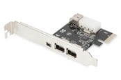 Verkkokortit (verkkosovittimet, tulostuspalvelimet jne.) - DIGITUS PCIExpress Firewire Interface Card - DS-30201-5