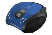 DAB, Verkko- & Kelloradiot - Lenco SCD-24 - boombox - CDSCD-24 - kantokaiutin - CD - FM - Stereo - Sininen - Lenco SCD-24 BLUE