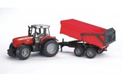 Leluautot - Bruder Massey Ferguson 7480 with tipping trailer - 02045