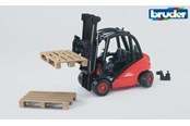 Leluautot - Bruder Linde fork lift H30D with 2 pallets - 02511