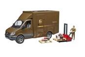 Leluautot - Bruder MB Sprinter UPS with driver and accessories - BR2538