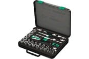 Työkalut - Wera 8100 SC 2 Zyklop Speed Ratchet Set 1/2" drive metric 37 pieces - 5003645001