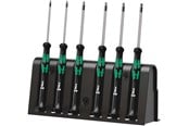 Työkalut - Wera 2067/6 TORX® BO -ruuvimeisselisarja ja teline elektronisiin sovelluksiin, 6 osaa - 5118154001