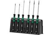 Ruuvi- ja Porakoneet - Wera 2035/6 A Elektroniker-Schraubendrehersatz + Rack - 05118150001