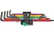 Käsityökalut - Wera 967/9 TX XL Monivärinen 1 L-avain sarja TORX® ruuveille pitkä 9 kappaletta - 5024480001