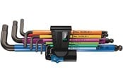 Käsityökalut - Wera L-avain setti musta laser-hex-plus 950/9 monivärinen hf 1 w/pidätysfunktio 9 kpl 1.5x90-10x224mm - 5022210001