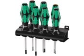 Käsityökalut  - Wera 335/350/367/7 rack screwdriver set kraftform plus lasertip A - 5320540001