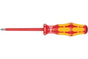 Käsityökalut  - Wera 165 i PZ VDE Eristetty ruuvimeisseli Pozidriv-ruuveille. PZ 0 x 80 mm - 05006160001