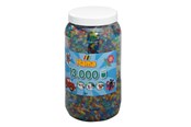 Luovat leikit - Hama Ironing Helmet in Pot-Glittermix 13.000pcs. - 211-54