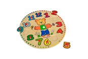 Puulelut - Eichhorn Wooden Leather Kello - 100005456