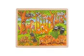 Palapelit - Goki Wooden Jigsaw Puzzle - Forest Eläimet 48st. Puu - 57734