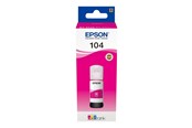 Mustepatruunat, värikasetit ja lisävarusteet - Epson EcoTank 104 - magenta muste - C13T00P340