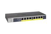 Kytkimet - Netgear GS108LP-100EUS 8-portin Gigabit Ethernet PoE+ -hallitsematon kytkin FlexPoE:lla (60W) - GS108LP-100EUS
