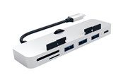 USB hub - Satechi Alumiininen Type-C puristusnavan Pro - navakka - 4 porttia USB hub - 4 porttia - hopea - ST-TCIMHS