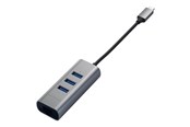 USB hub - Satechi USB-C Aluminium hub - 3 port USB 3.0 + Ethernet Space Harmaa USB hub - 3 porttia - USB 3.0 - Harmaa - ST-TC2N1USB31AM