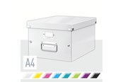 Arkistointi & Säilytys - Leitz WOW Click & Store säilytyslaatikko, Medium Valkoinen - 60440001