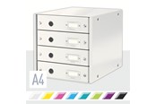 Arkistointi & Säilytys - Leitz  vetolaatikosto Click & Store 4-ltk WOW Valkoinen - 60490001