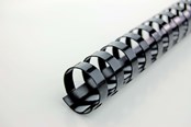 Mustepatruunat, värikasetit ja lisävarusteet - GBC  sidontakampa 6mm Musta - 4028173