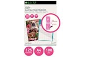 Laminointi - Leitz Laminointitasku  A4 125 mic. 100kpl - 16926