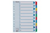 Kansio- ja muovitaskut & Hakemistot - Esselte Muovikielihakemisto Mylar 1-10 - 100161