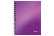 Vihkot, Lomakkeet & Muistikirjat - Leitz muistikirja kierteellä PP WOW A5 viiva Violetti - 46390062