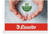 Kansio- ja muovitaskut & Hakemistot - Esselte Quality kansiotasku A3, vaakasuuntainen, 30% kierrätettyä muovia, 85mic/50kpl - 55230