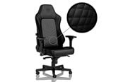 Pelituoli - noblechairs HERO Gaming Chair - Black Pelituoli - Musta - PU Nahka - Jopa 150 kg - NBL-HRO-PU-BLA