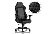 Pelituoli - noblechairs HERO Gaming Chair - Black/Platinum-White Pelituoli - Musta / Valkoinen - PU Nahka - Jopa 150 kg - NBL-HRO-PU-BPW