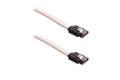 SATA & ATA kaapelit - DUTZO Sleeved SATA-kaapeli - Valkoinen - 0.5 m - DSC-SATASL05WHT