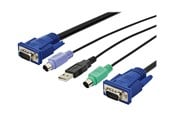 KVM-kaapelit - DIGITUS Octopus - Näppäimistö / video / mouse (KVM) cable - 3 m - DS-19232