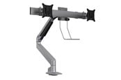 Näytön kiinnitys - Multibrackets m VESA Gas Lift Arm w. Duo Crossbar 2 Hopea - 7350073736362