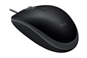 Hiiret - Logitech B110 Silent - mouse - Musta - USB - Hiiri - Optinen - 3 painiketta - Musta - 910-005508