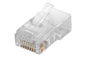 Lisätarvikkeet - Pro RJ45-liitin CAT 5e UTP suojaamaton - pyöreälle kaapelille - 4040849725005