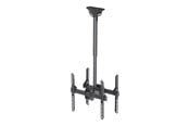 Seinäkiinnitys, AV-kiinnikkeet & AV-kalusteet - Neomounts NM-C440DBLACK Dual monitor/TV mount ceiling 32-60" - h 56-91 cm - Max 50 kg - recommended for 60" - NM-C440DBLACK