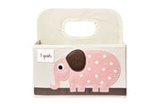 Lastenhuone - 3 Sprouts Förvaringskorg med handtag för Blöjor, Elephant - IDOELE