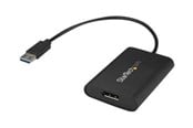 Näyttökaapeli - StarTech.com USB to DisplayPort Adapter - USB 3.0 - 4K 30Hz - external video adapter - MCT T6-688L - Musta - USB32DPES2