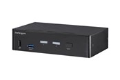 KVM-kytkimet - StarTech.com 2-portin DisplayPort KVM-kytkin - 4K 60Hz - TAA-yhteensopiva - KVM / ääni / USB-kytkin - 2 porttia - SV231DPU34K