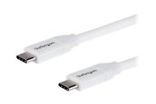 USB kaapelit - StarTech.com 2 metrin 6 jalan USB C - USB C -kaapeli - 5A PD - USB 2.0 USB-IF-sertifioitu - USB-C-kaapeli - 2 m - USB2C5C2MW
