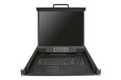 Näyttö - 19" StarTech.com KVM-konsoli - 19 tuumaa - RKCONS1916K
