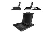 KVM-kytkimet - StarTech.com LCD-näytöllä varustettu yhden portin rackmount KVM-konsoli - KVM-konsoli - 17 - RKCONS1701