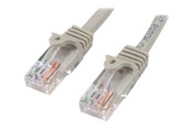 Verkkokaapelit - StarTech.com 0.5m Harmaa Cat5e / Cat 5 Snagless Ethernet Patch Cable 0.5 m - patch cable - 50 cm - Harmaa - Harmaa - 0.5m - 45PAT50CMGR