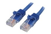 Verkkokaapelit - StarTech.com 5m Sininen Cat5e / Cat 5 Snagless Patch Cable 5 m - patch cable - 5 m - Sininen - Sininen - 5m - 45PAT5MBL