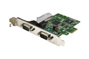 Verkkokortit (verkkosovittimet, tulostuspalvelimet jne.) - StarTech.com 2-portin PCI Express -sarjakortti, jossa on 16C1050 UART - sarja-adapteri - PEX2S1050