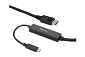 Näyttökaapeli - StarTech.com 3 m (10 ft.) USB-C to DisplayPort Cable - 4K 60Hz - Musta - external video adapter - STM32F072CBU6 - CDP2DPMM3MB