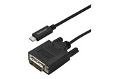 Näyttökaapeli - StarTech.com 3 m (10 ft.) USB-C to DVI Cable - 1920 x 1200 - Musta - external video adapter - CDP2DVI3MBNL