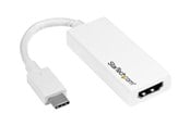 Näyttökaapeli - StarTech.com USB C to HDMI Adapter - USB Type-C to HDMI Converter - 4K 60Hz - external video adapter - Valkoinen - CDP2HD4K60W
